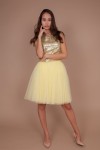Пышная юбка из фатина (60 цветов) Лимонная - фото 