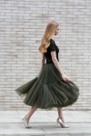 Пышная ярусная юбка из фатина (60 цветов)   - фото 
