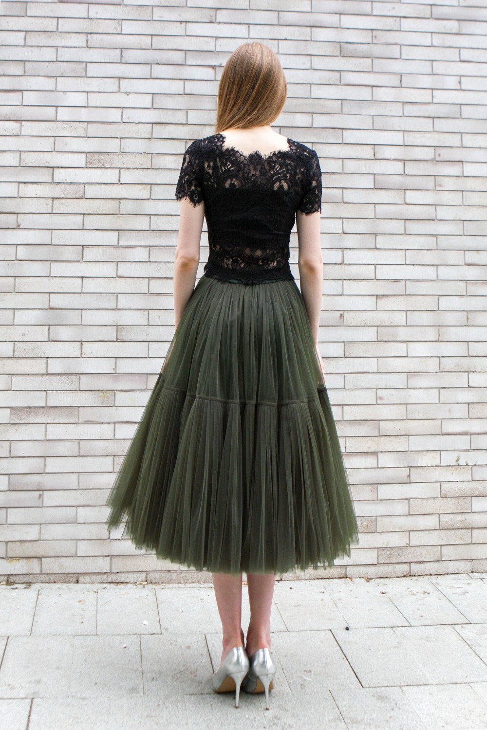 Пышная ярусная юбка из фатина (60 цветов)   - фото